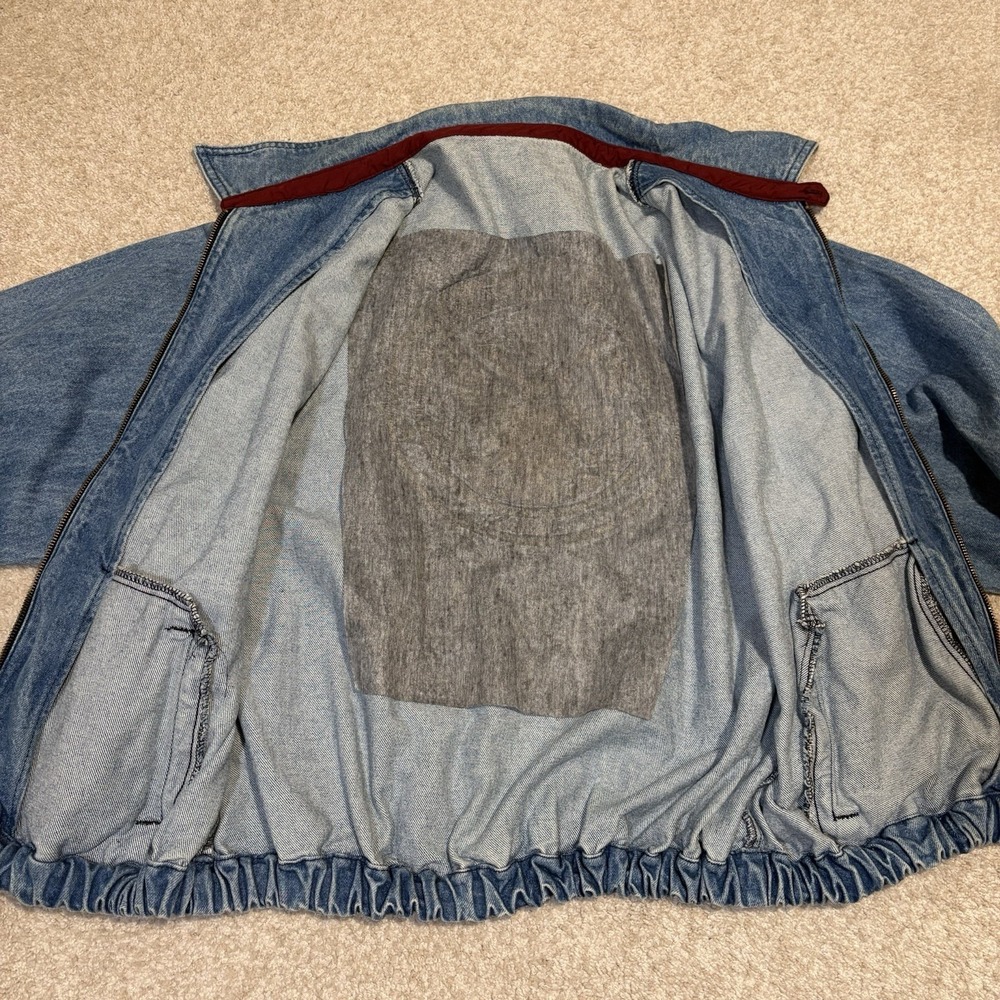 Vtg United States Golf Association Denim Trucker Jacket Mens XL Blue USA Rare - Picture 10 of 12